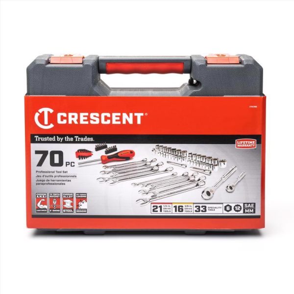 Crescent CTK70MP Socket Wrench & Bit Set, 70 Piece Cheap - Image 5
