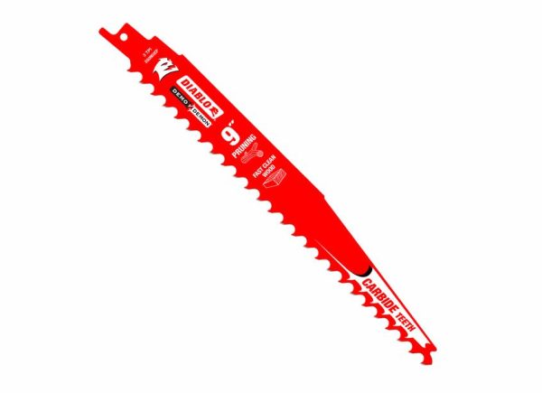 Diablo DS0903CP Carbide Pruning & Clean Wood Cutting Recip Saw Blade, 3-TPI, 9  For Cheap
