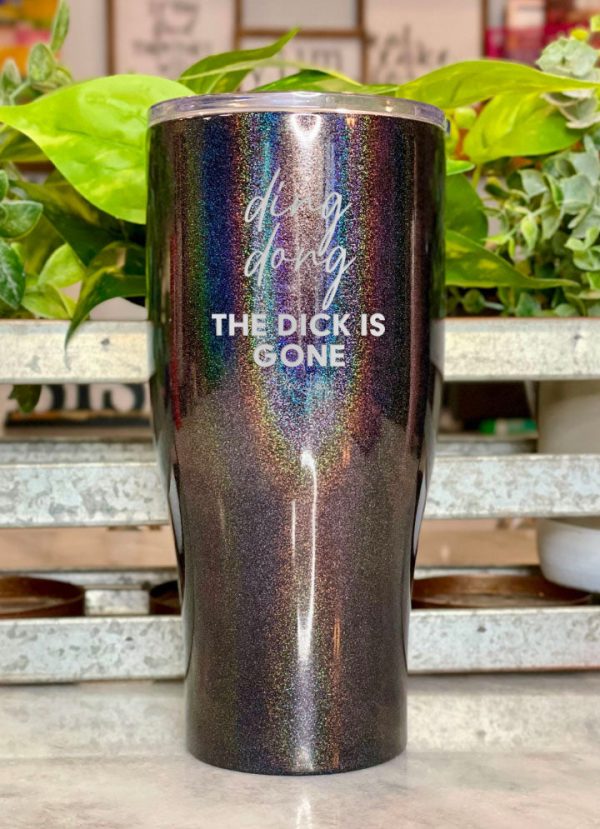 Ding Dong The Dick is Gone Laser Etched Tumbler For Cheap - Image 3