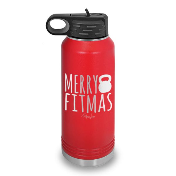 Merry Fitmas Water Bottle Discount