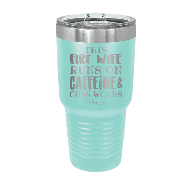 This Fire Wife Laser Etched Tumbler For Sale - Image 5