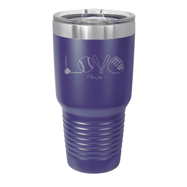 Baseball Love Laser Etched Tumbler Online Hot Sale