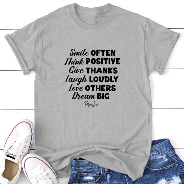Smile Often Think Positive For Sale - Image 2