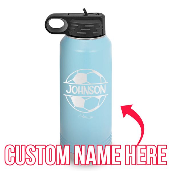 (CUSTOM) Name Soccer Water Bottle Hot on Sale - Image 5