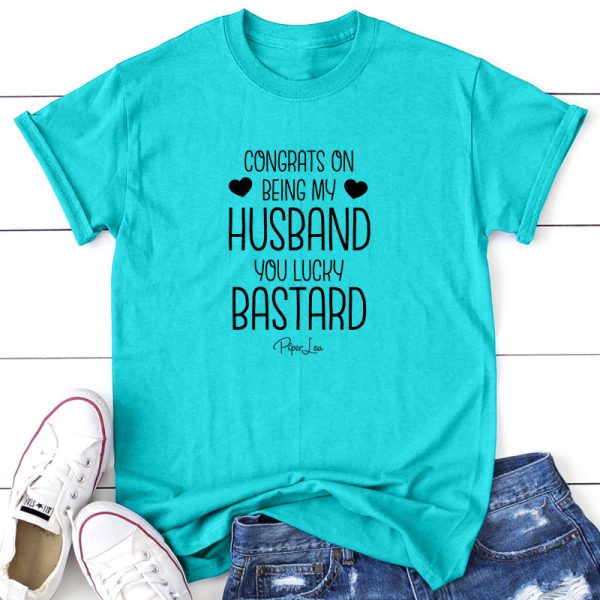 Congrats on Being My Husband You Lucky Bastard Sale - Image 4