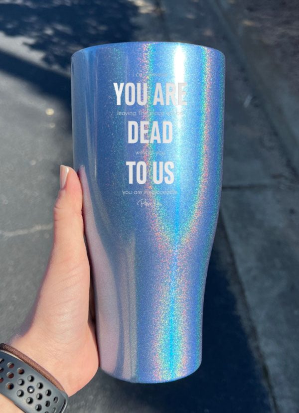 I Can t Believe You Are Leaving Laser Etched Tumbler Online now - Image 4