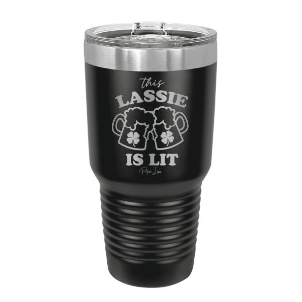 This Lassie Is Lit Laser Etched Tumbler For Discount - Image 2