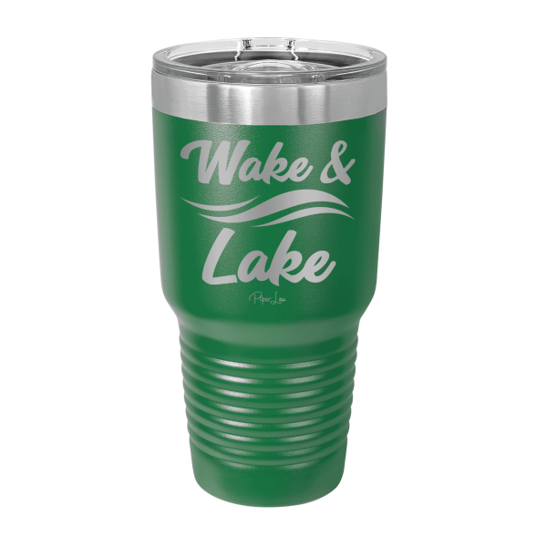 Wake And Lake Laser Etched Tumbler For Sale