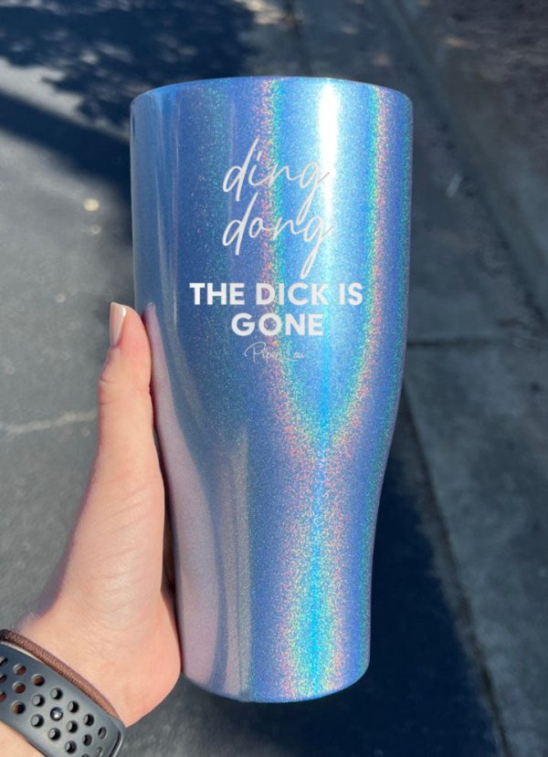 Ding Dong The Dick is Gone Laser Etched Tumbler For Cheap - Image 4