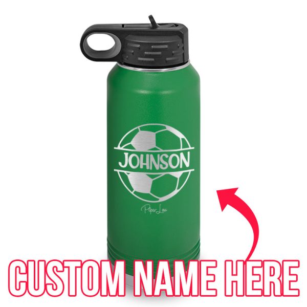 (CUSTOM) Name Soccer Water Bottle Hot on Sale - Image 4