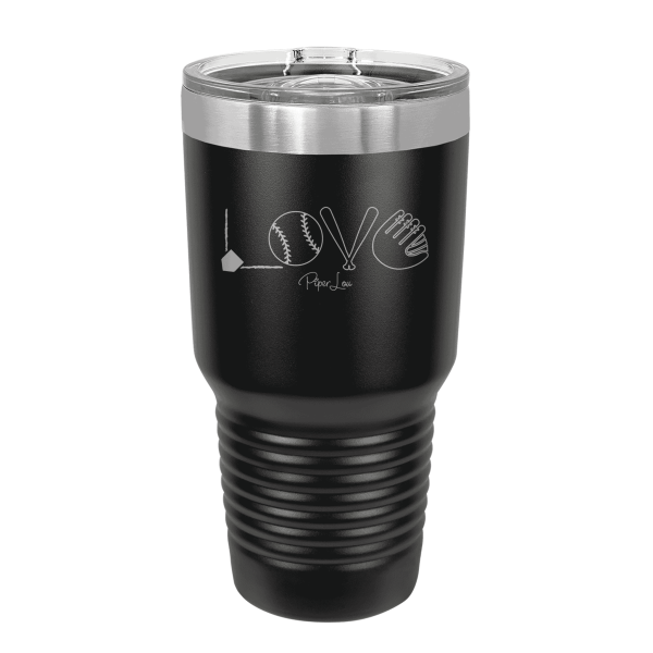 Baseball Love Laser Etched Tumbler Online Hot Sale - Image 2
