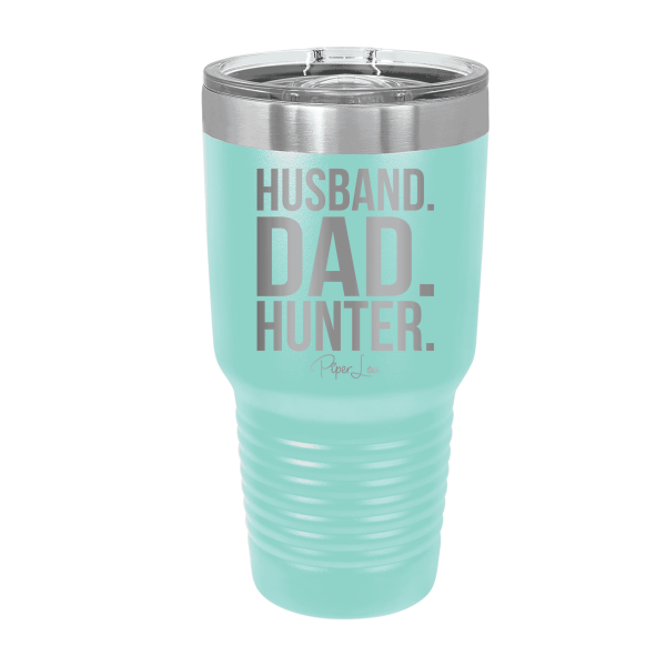 Husband Dad Hunter Laser Etched Tumbler Online now - Image 4