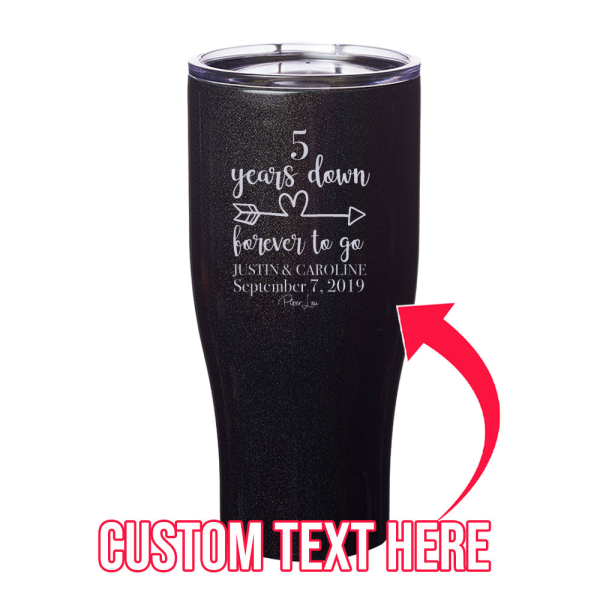 Multiple Years Down Forever To Go (CUSTOM) Laser Etched Tumbler on Sale - Image 3