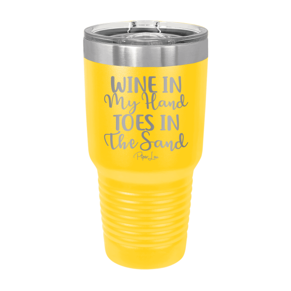 Wine In My Hand, Toes In The Sand Laser Etched Tumbler Fashion - Image 5
