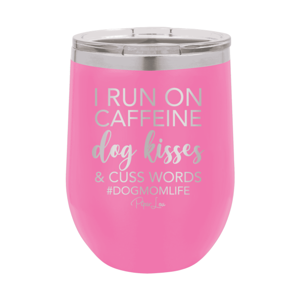 I Run On Dog Kisses Laser Etched Tumbler Hot on Sale - Image 2