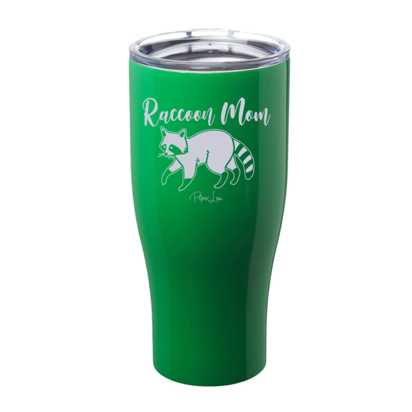 Raccoon Mom Laser Etched Tumbler Hot on Sale